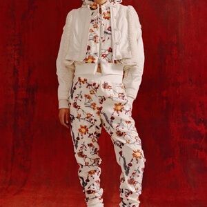 3.1 Phillip Lim BLISS FLORAL SEQUINS JOGGER PANT NWT